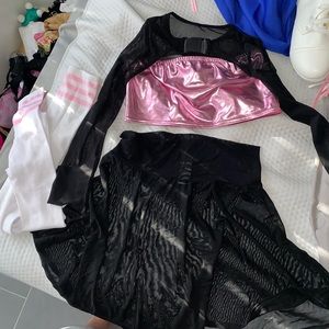 Rave outfit bundle with holographic Fanny pack